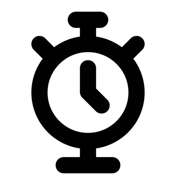 Cronometro Icone Della Linea Vettoriale — Vettoriale Stock