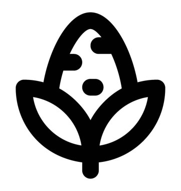 Mısır vektör satırı simgesi 