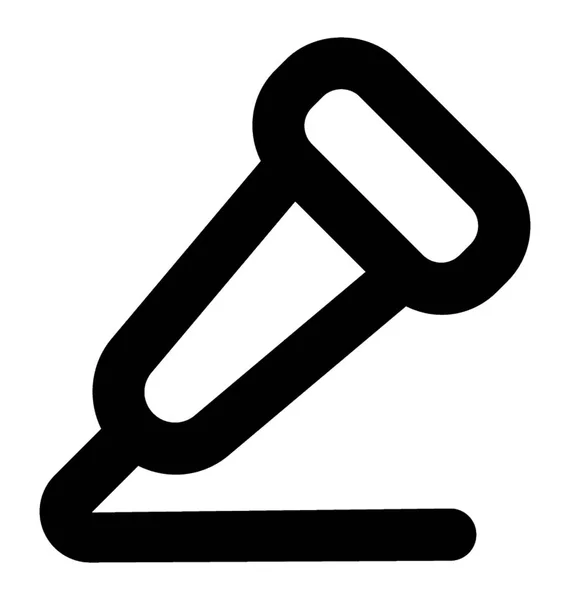 Mikrovektorzeilen Symbol — Stockvektor