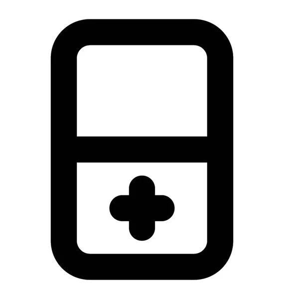 Gameboy Vector Line Icono — Archivo Imágenes Vectoriales