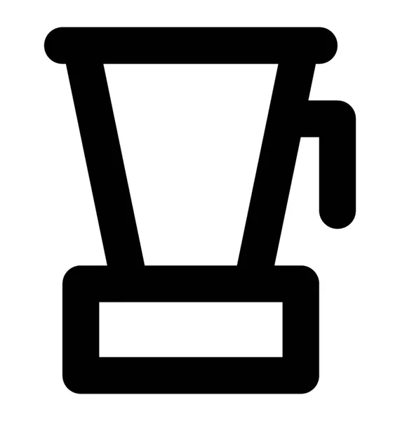 Blender Vector Lijn Pictogram — Stockvector