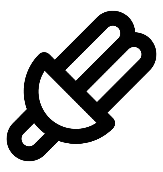 Energiesparvektorzeilen Symbol — Stockvektor