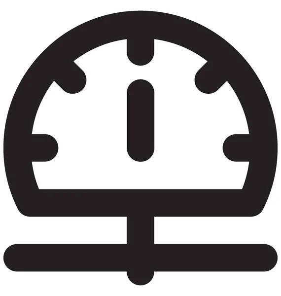 Спідометр Вектор Рядку Значок — стоковий вектор