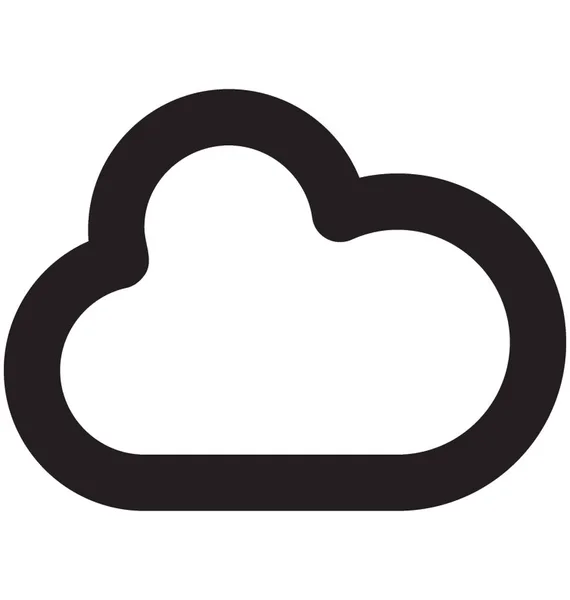 Ікона Вектора Хмар — стоковий вектор