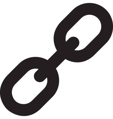 Bağlantı vektör satırı simgesi 