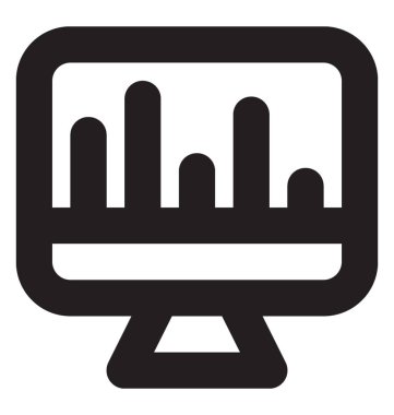 Online grafik vektör satırı simgesi