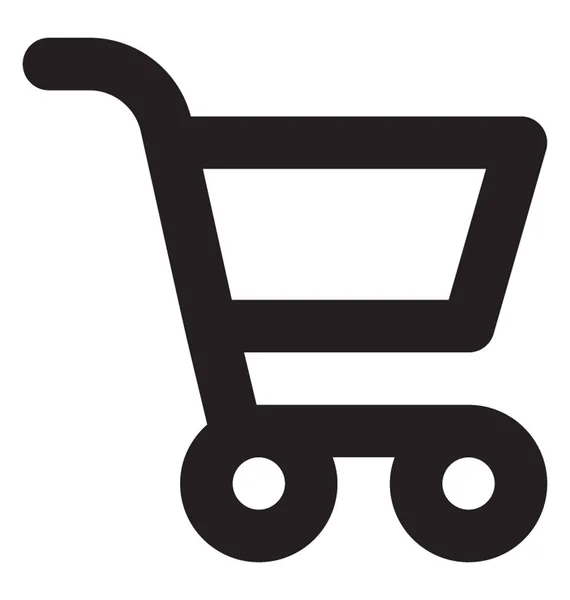 Alışveriş Vektör Çizgisi Simgesi — Stok Vektör