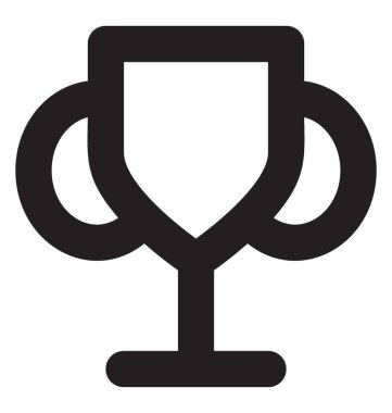 kupa vektör çizgisi simgesi