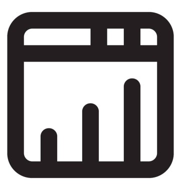 Online grafik vektör satırı simgesi