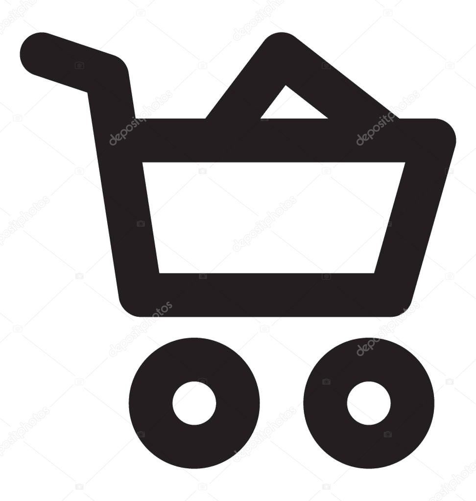 Shopping Vector Line Icon 