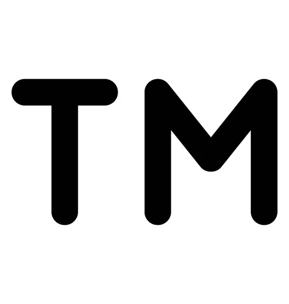 Trademark Vector Line Icon — Stock Vector