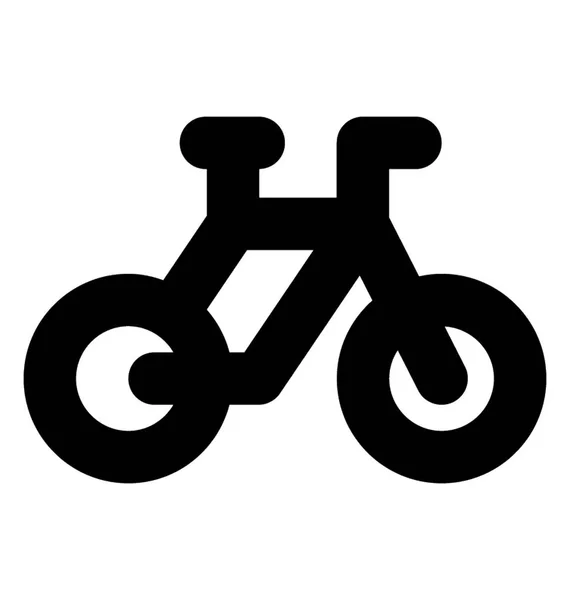 Cykel Vektor Linje Ikonen — Stock vektor