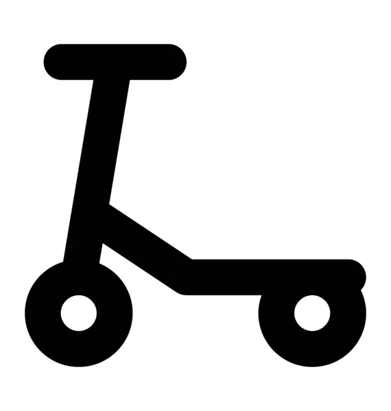 Scooter Vector Line Icono — Archivo Imágenes Vectoriales