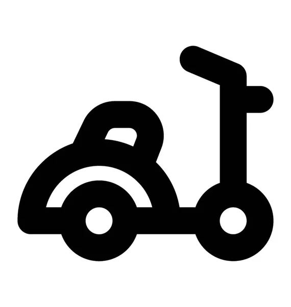 Vespa Vector Lijn Pictogram — Stockvector