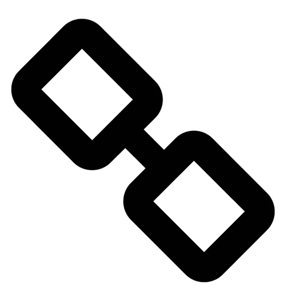 Link Vektor Solides Symbol — Stockvektor
