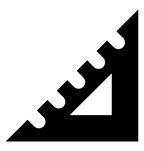 Grad Quadrat Glyphen Vektor Symbol — Stockvektor