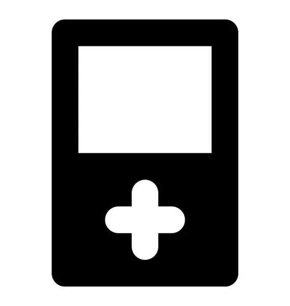 Glifo Gamepad Vector Icono — Vector de stock