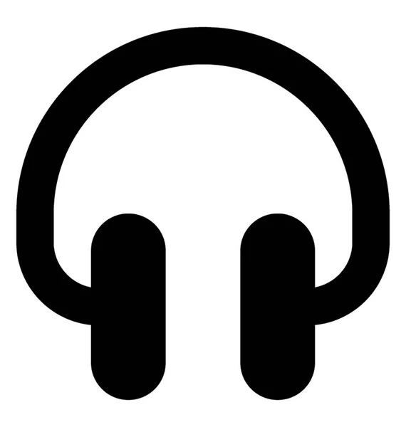耳机标志符号矢量图标 — 图库矢量图片