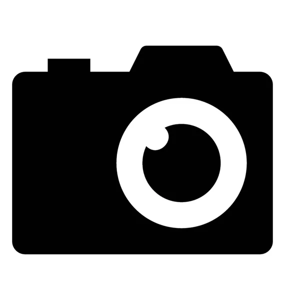 Camerasymbool Glyph Vector — Stockvector