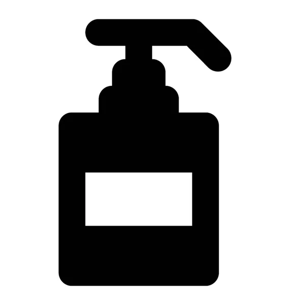 Σαπούνι Dispenser Γλύφου Εικονίδιο Του Φορέα — Διανυσματικό Αρχείο