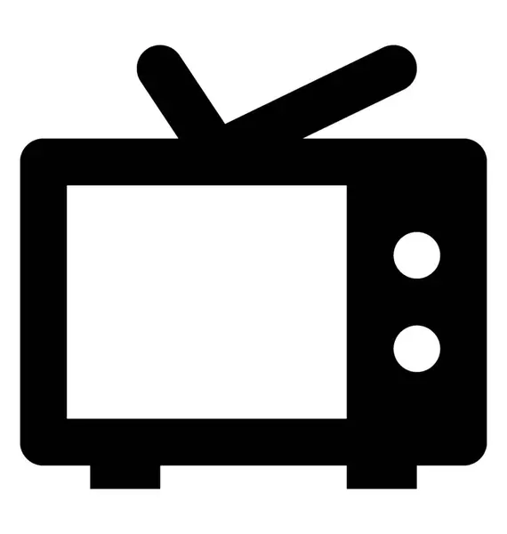 电视标志符号矢量图标 — 图库矢量图片