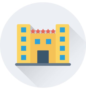 kale düz vektör simgesi