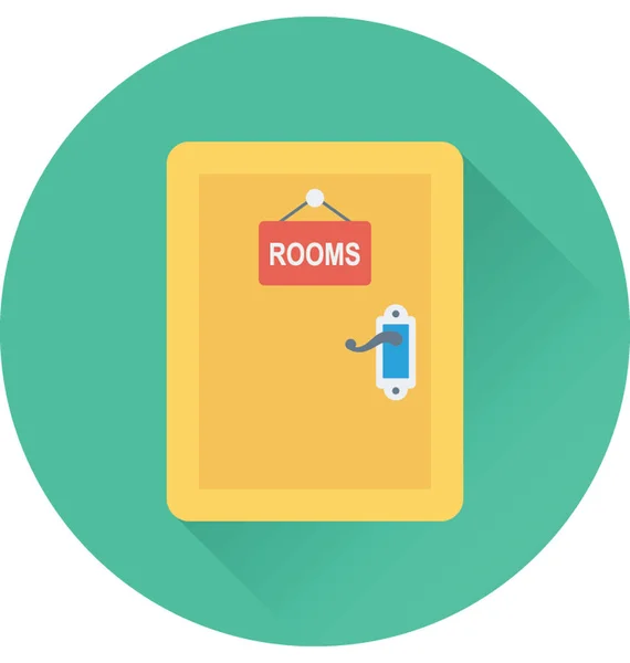 Room Flat Vector Icon — Stock Vector