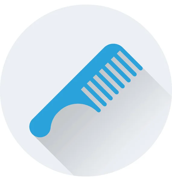 Comb Flat Vector Icon — Stock Vector