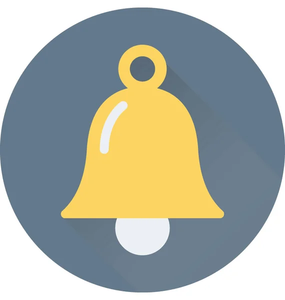 Bell Flat Vector Icono — Vector de stock