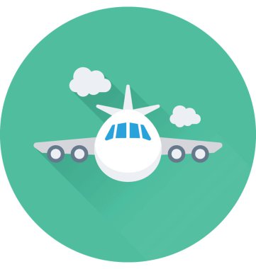 düzlem düz vektör simgesi