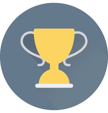 Trophy Düz Vektör Simgesi