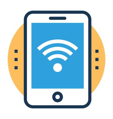 Wi-fi Hotspot vektör simgesi 