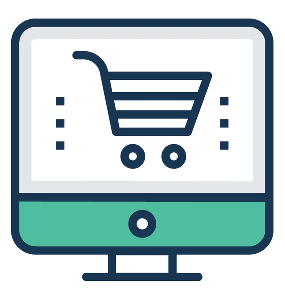 Ein Kreatives Commerce Vektor Icon Design — Stockvektor