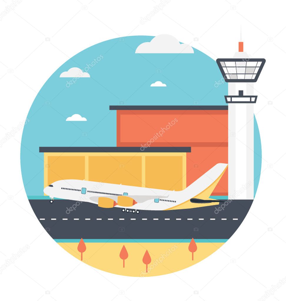 Concept of ready to travel flat vector 