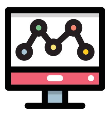 Vektör simgesi web analizi