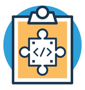 Html Custom Coding and Optimization Vector Icon clipart svg vector 