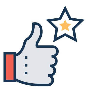 En sevdiğim düz ve satırı simgesi 