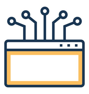 Plastik para düz ve satırı simgesi 