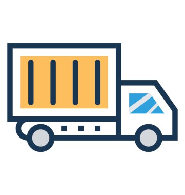 Teslim düz ve satırı simgesi 