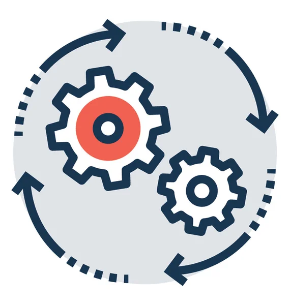Management Process Flow Icon