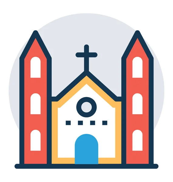 Ilustración Vectorial Catedral San Patricio Armagh — Vector de stock