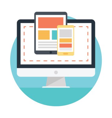 elektronik cihazlar vektör duyarlı web tasarım 