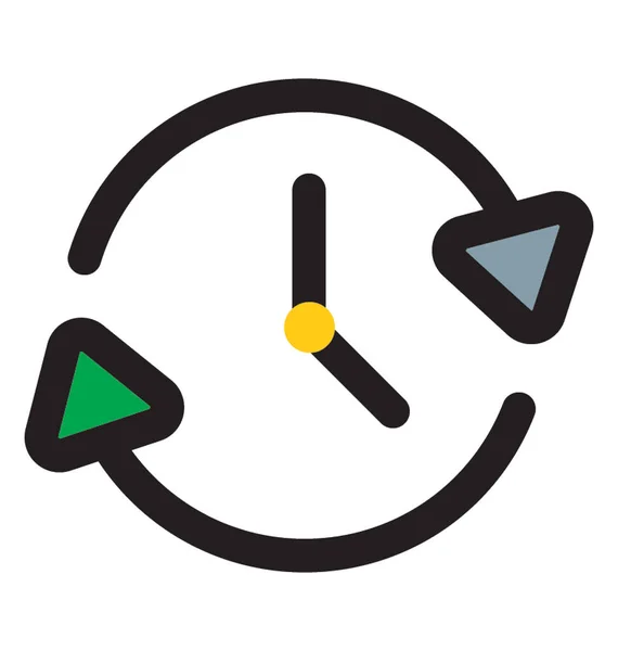 Clock Arrows Clock — Stock Vector