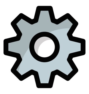 Dişli çark yönetim ve teknoloji sembolik