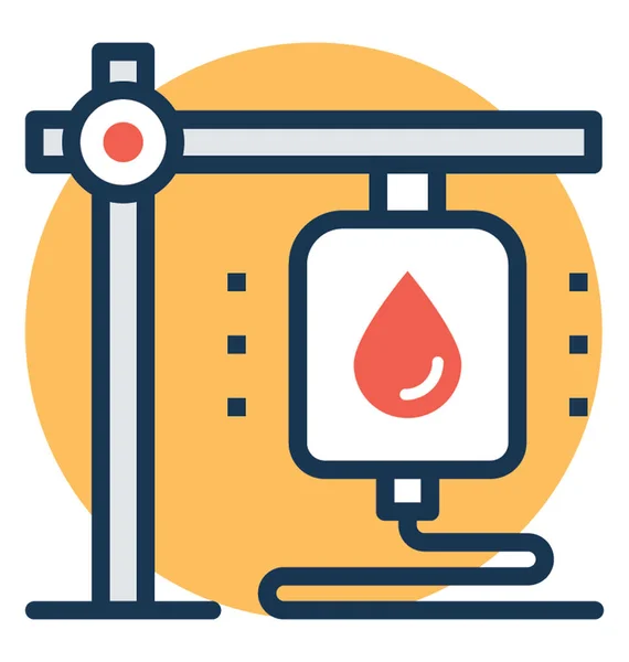 Saco Sangue Para Terapia Transfusão Intravenosa —  Vetores de Stock