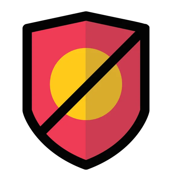 Escudo Protección Con Marca Verificación — Archivo Imágenes Vectoriales