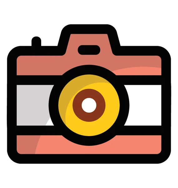 Eine Digitalkamera Für Die Fotografie — Stockvektor