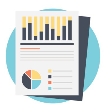 Börek Infographic öğesi, ekonomi grafik düz vektör simgesi