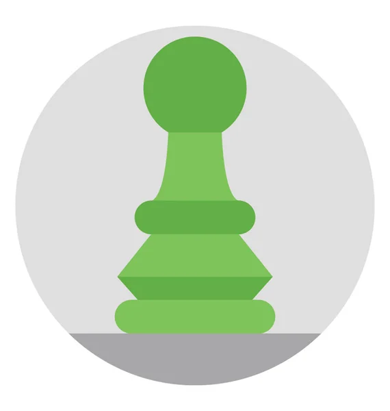 Šachová Figurka Pěšák Strategie Plánování Vektorové Ikony — Stockový vektor