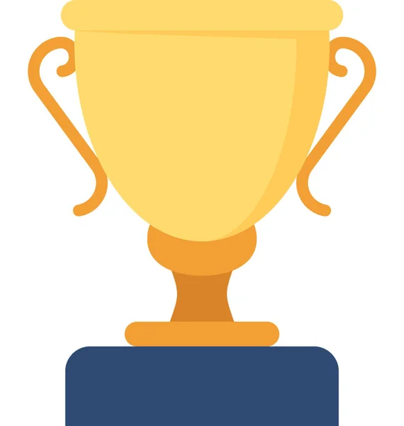 Flat Icon Winners Trophy Award Success — Stock Vector